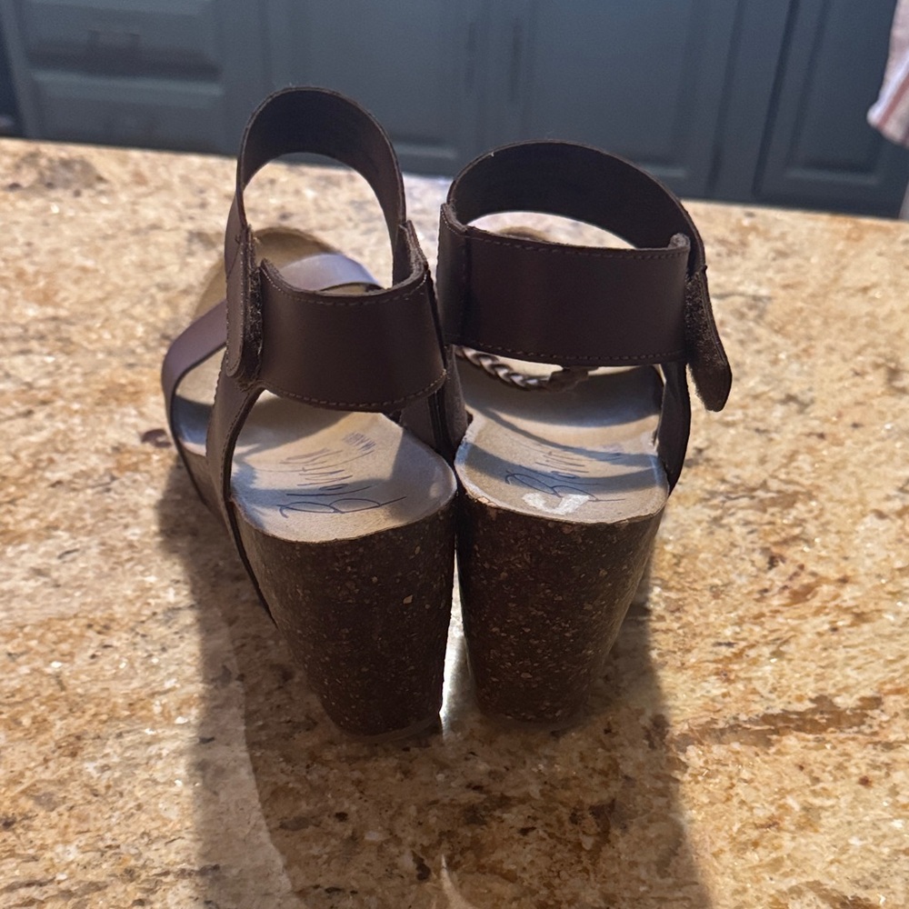 Blowfish Brown Braided Sandals - Picture 3 of 5